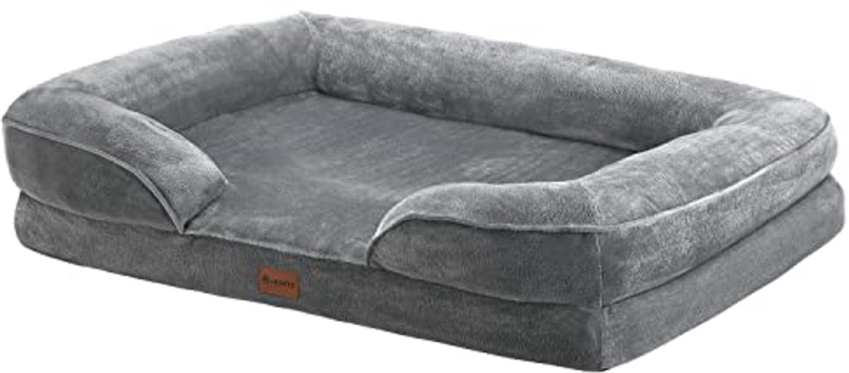 Orthopedisch Hondenbed 98x70 cm - Wasbaar en Antislip voor Middelgrote Honden