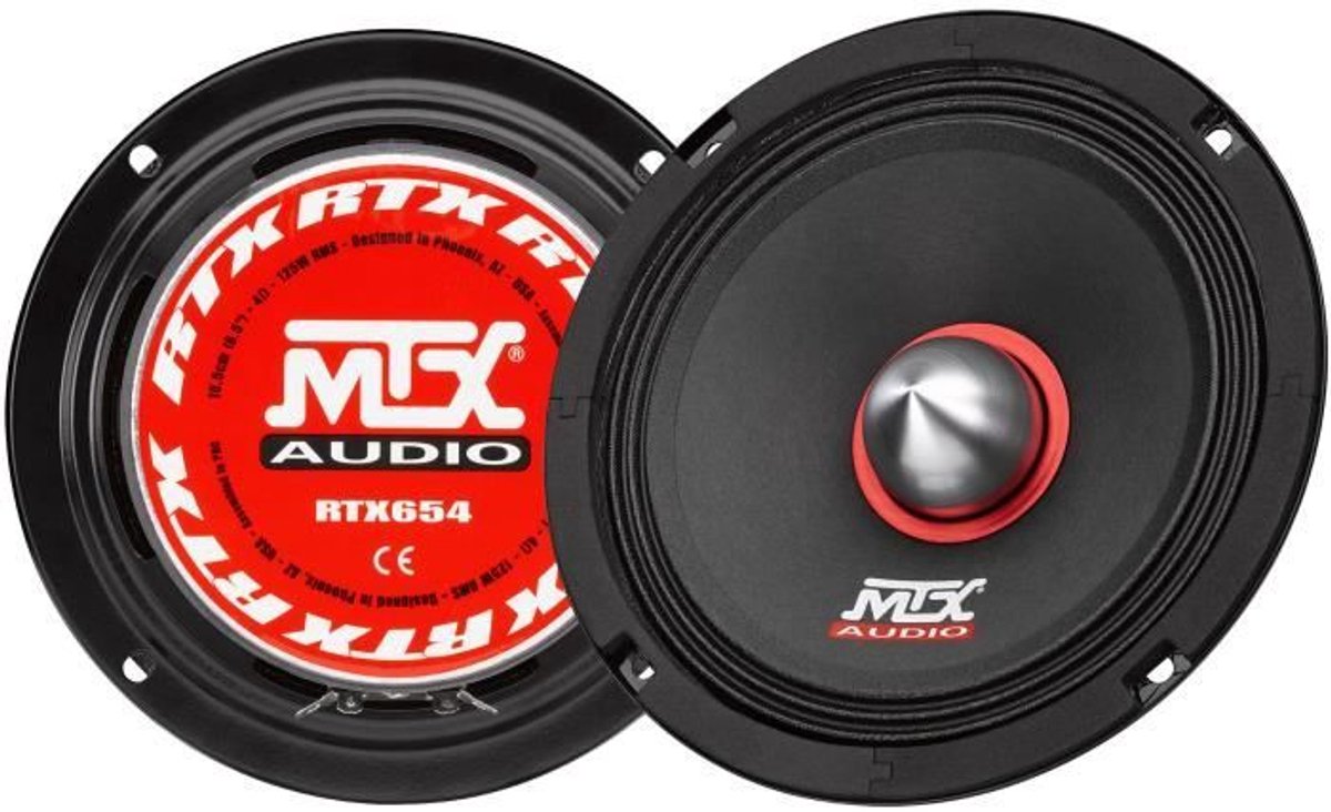 MTX zeer efficiënte mediale luidspreker RTX654 - 16,5 cm - 125 W