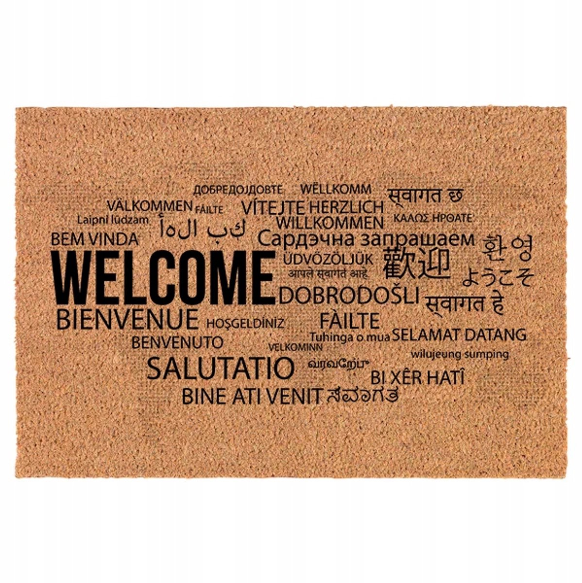 Kokosmat Deurmat 40x60cm - Leuke Patronen & Natuurlijke Duurzaamheid