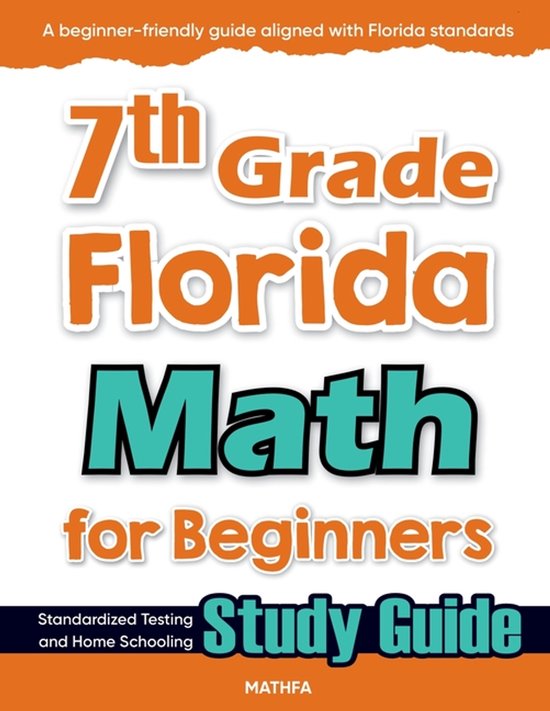 7th Grade Florida Math for Beginners - cover