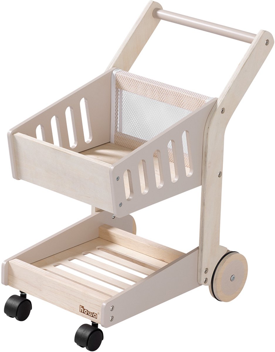 howa Houten Speelgoed Winkelwagen - Boodschappenwagen - Winkeltje Accessoires 4899