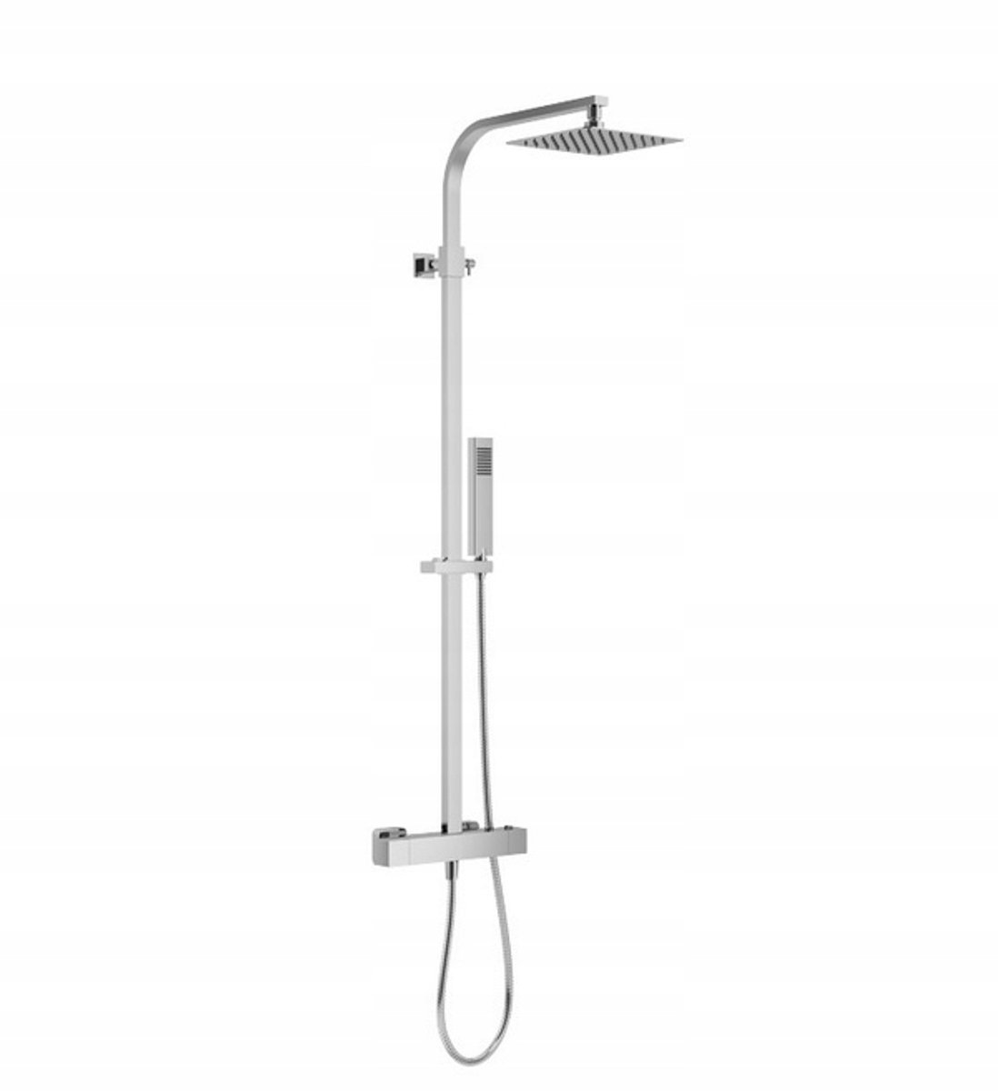 Excellent Rain Square Thermostatische Doucheset met regendouche 200mm