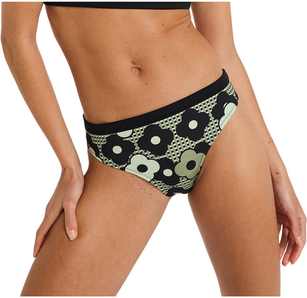 Roxy Pro Wave Bikinibroekje L Vrouw Antraciet
