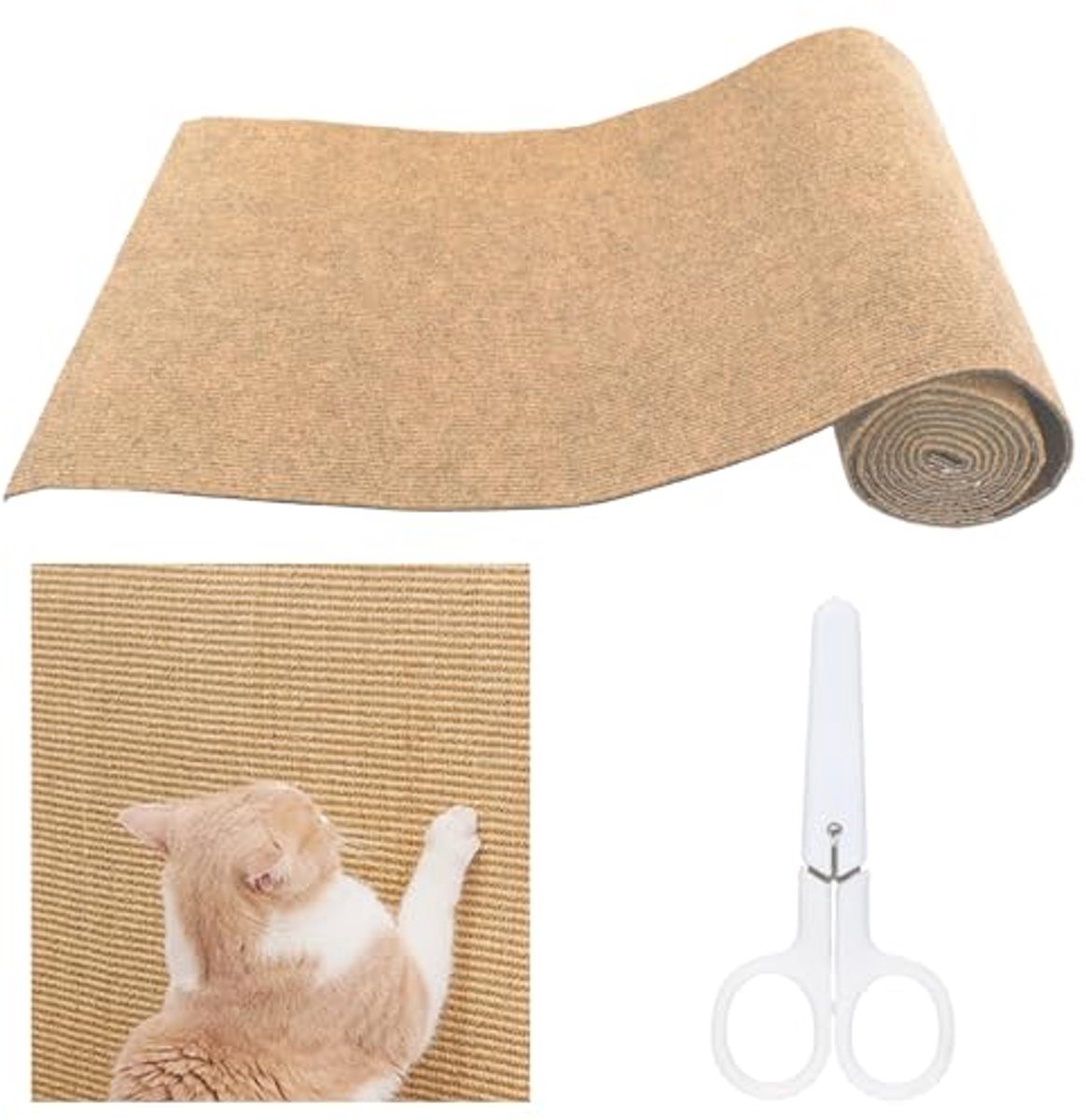 Anti-Kattenkrabmat voor Meubels - 40 x 200 cm - Krabbeschermer en Kraskussen voor Katten