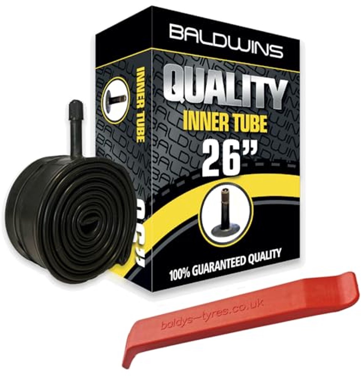 26 Inch Fiets Binnenband voor Banden 2.20 tot 2.50 met Schrader Klep