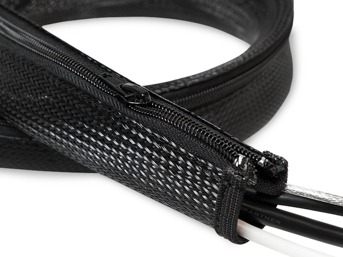 LogiLink KAB0049 Kabelbeheer Zwart kabel beschermer