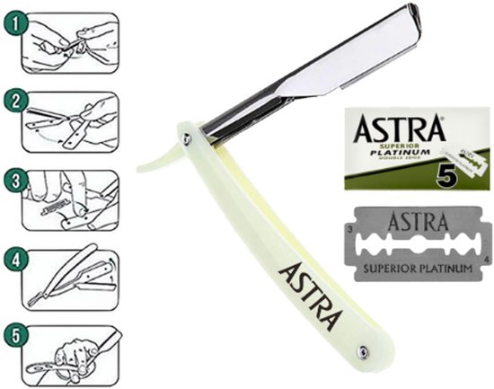 Astra Superior Platinum Stainless scheermesjes - Double Edge Blade - RVS - 100 stuks