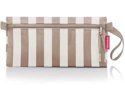 Reisenthel Maxi Case Toilettas - Make-Up Tasje - 2,5L - Summerstripes Coffee Zand