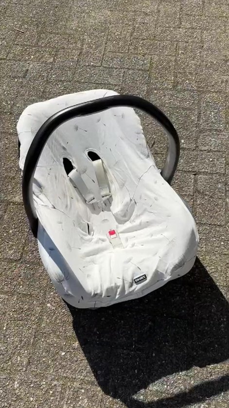 Dooky Seat Cover 0+ Autostoelhoes Romantic Leaves Beige - Universele Autostoelhoes Maxi Cosi CabrioFix, Maxi Cosi hoes Pebble, Maxicosi hoes, Cybex en meer - Autostoelhoes Baby Universeel