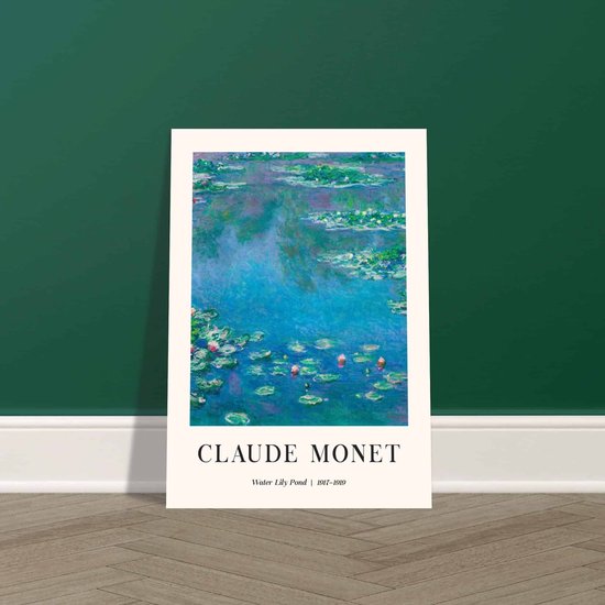 Affiche Claude Monet - Le Lily aux Water 50x70 cm - Décoration Salon - Décoration Chambre - Décoration - Décoration murale - Décoration murale Salon - Décoration murale Chambre - Décoration murale - Décoration murale Salon - Décoration murale Chambre