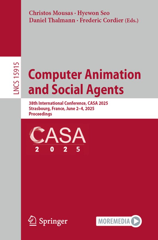 Lecture Notes in Computer Science15915- Computer Animation a ... - cover