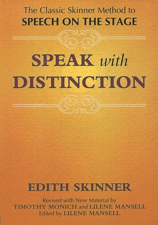 Speak With Distinction - cover