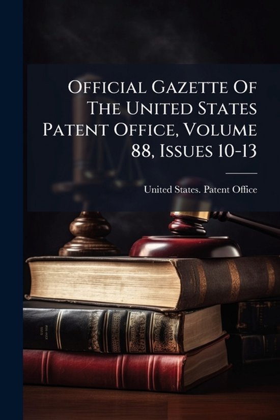 Official Gazette Of The United States Patent Office, Volume  ... - cover