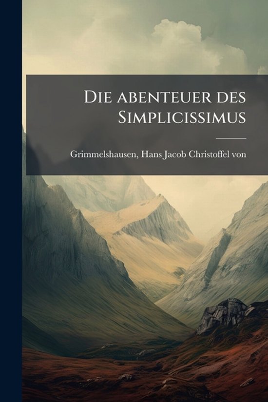 Die abenteuer des Simplicissimus - cover