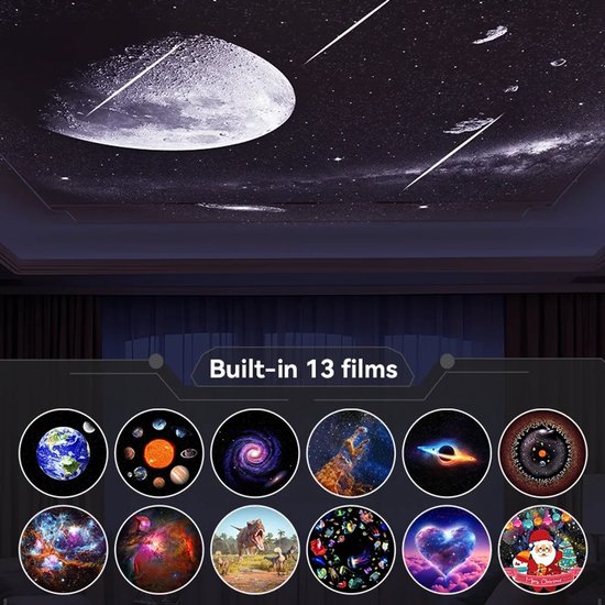 ACEP Galaxy lamp - Sterren projector - Galaxy - Nachtlamp - Kinderkamer decoratie - Astronaut sterren projector - Sterrenlamp van ACEP — afbeelding 3