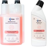 FRM Probiotica Sanitair + Probiotica WC-Gel - Complete toilet & badkamer reiniging | Reinigt en houdt sanitair langer schoon