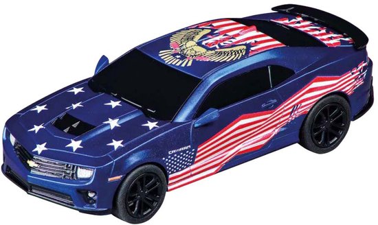 Carrera Go!!! Speelgoedvoertuig Auto - GO!!! Chevrolet Camaro Stars 'n Stripes auto van Merkloos — afbeelding 2