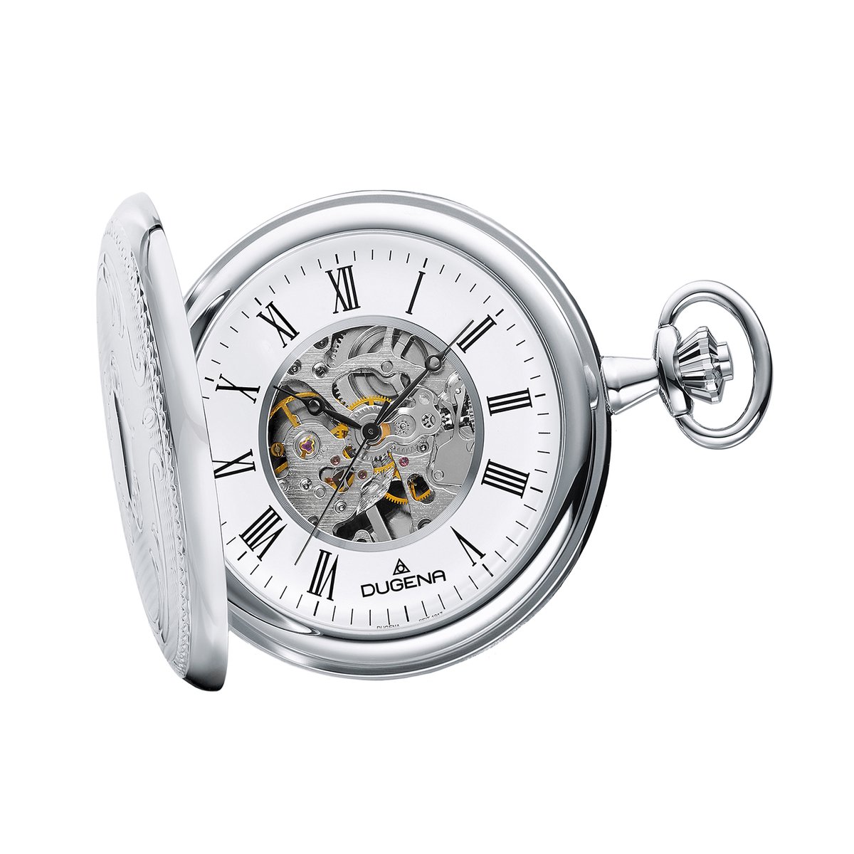 Dugena - 4460637-1 - Zakhorloge - Men - Manueel opwinden - Savonette
