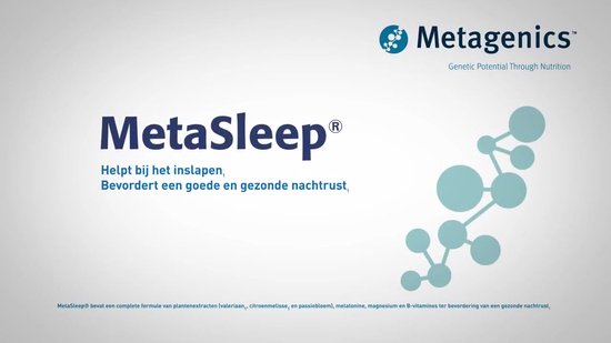 MetaSleep - 30 tabletten - Melatonine, Valeriaan & Citroenmelisse ...