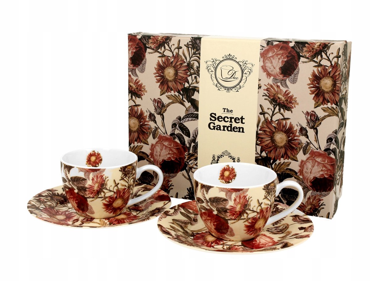 Espresso Kopjes Set 2 Stuks PEONY - Porselein