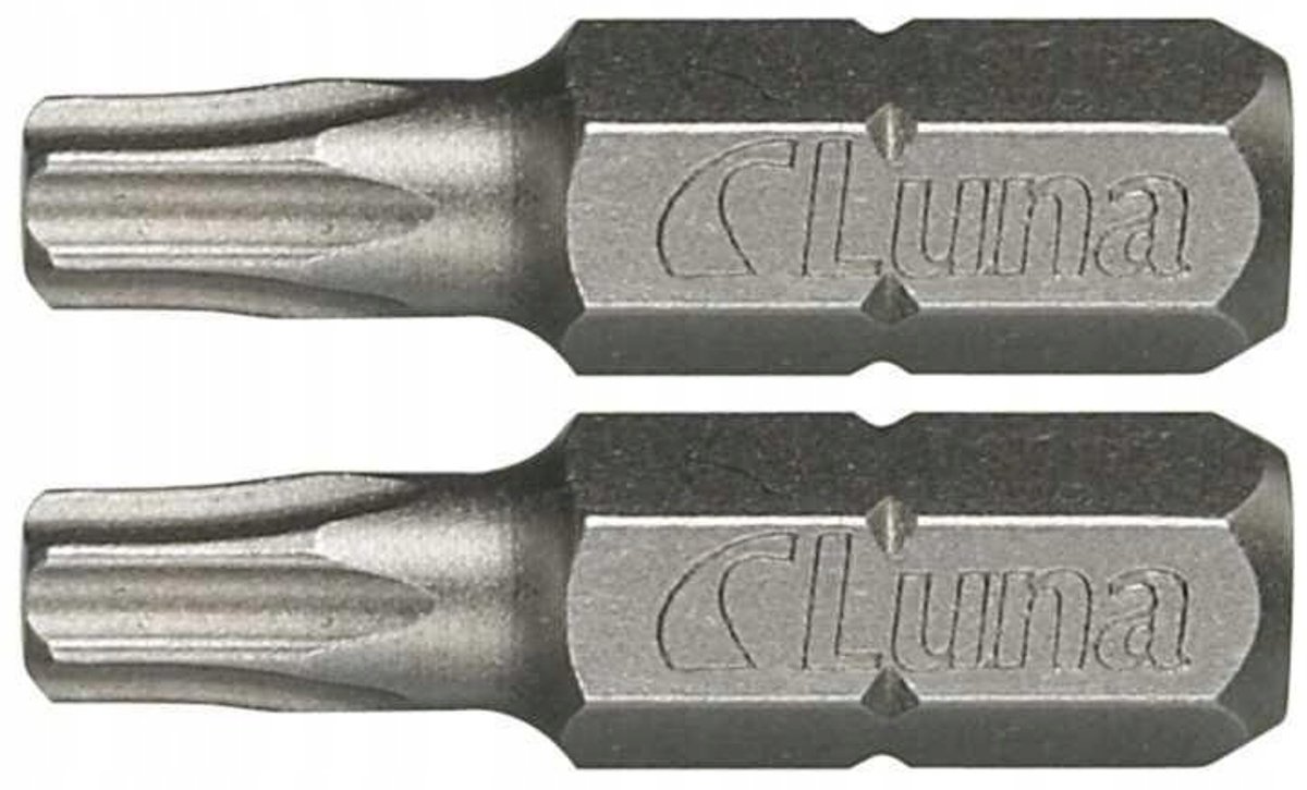 Luna Torx Bitten met Gat TX25 - 2 Stuks