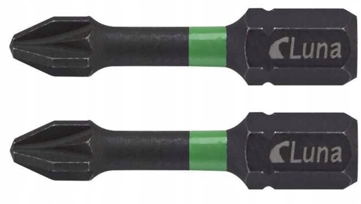 Luna Impact Torsiebit PZ2 32mm - 2 Stuks
