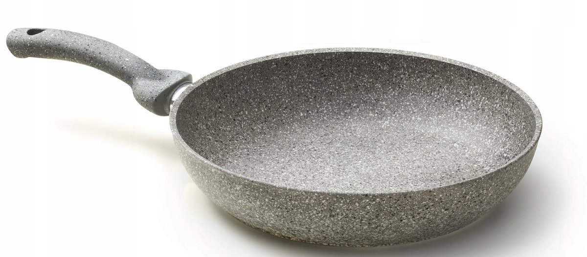 Di Pietra Koekenpan 30 cm - Italiaanse Titanen Steen Gietaluminium