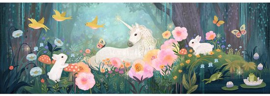 Djeco puzzel kinderpuzzel 200 stukjes - The edge of the woods.