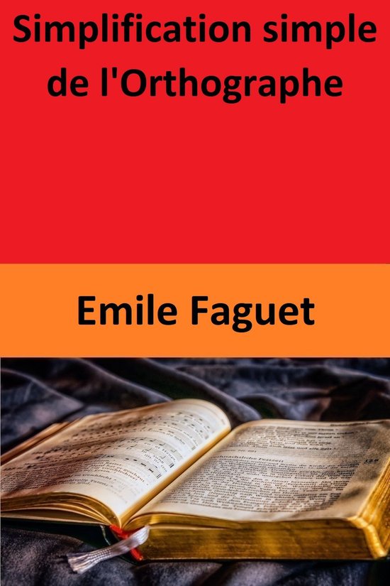 Simplification simple de l'Orthographe - cover