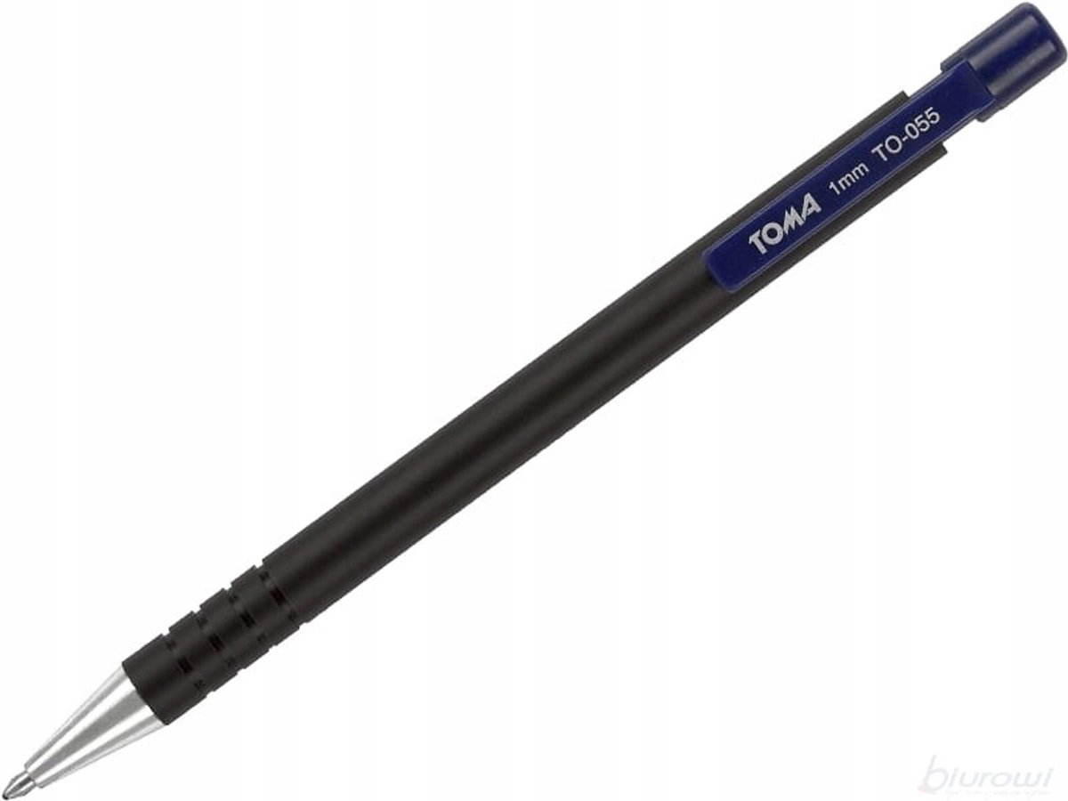 Automatische pen 1 mm blauw - Ergonomische zachte grip