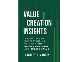 Omslag van Value Creation Insights: A Foundational Understanding of How Firms Build Knowledge and Create Value