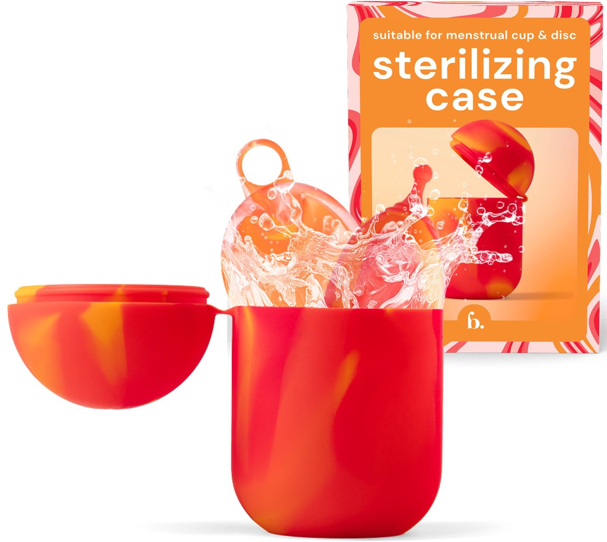 Bodyotics Comfycase - Sterilisator Case voor Menstruatie Discs & Cups - Compact & Hygiënisch - Reinigingsdoos