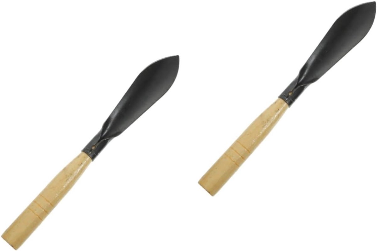 2stuks Handgereedschap Tuinschepje Ergonomisch Houten Handvat Duurzaam Tuinwerk Voor Planten Groenten Voor Tuinen Boomgaarden Gazons