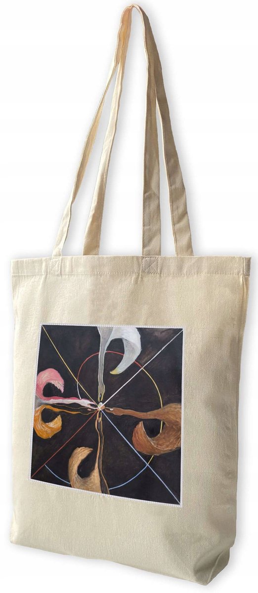 Shopper Tas met Zwaan Applicatie - Hilma af Klint Nr. 7