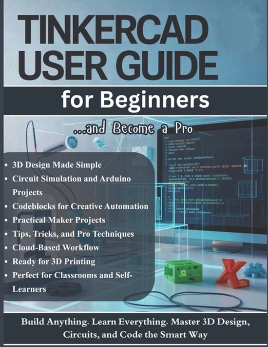 TinkerCAD User Guide for Beginners - cover