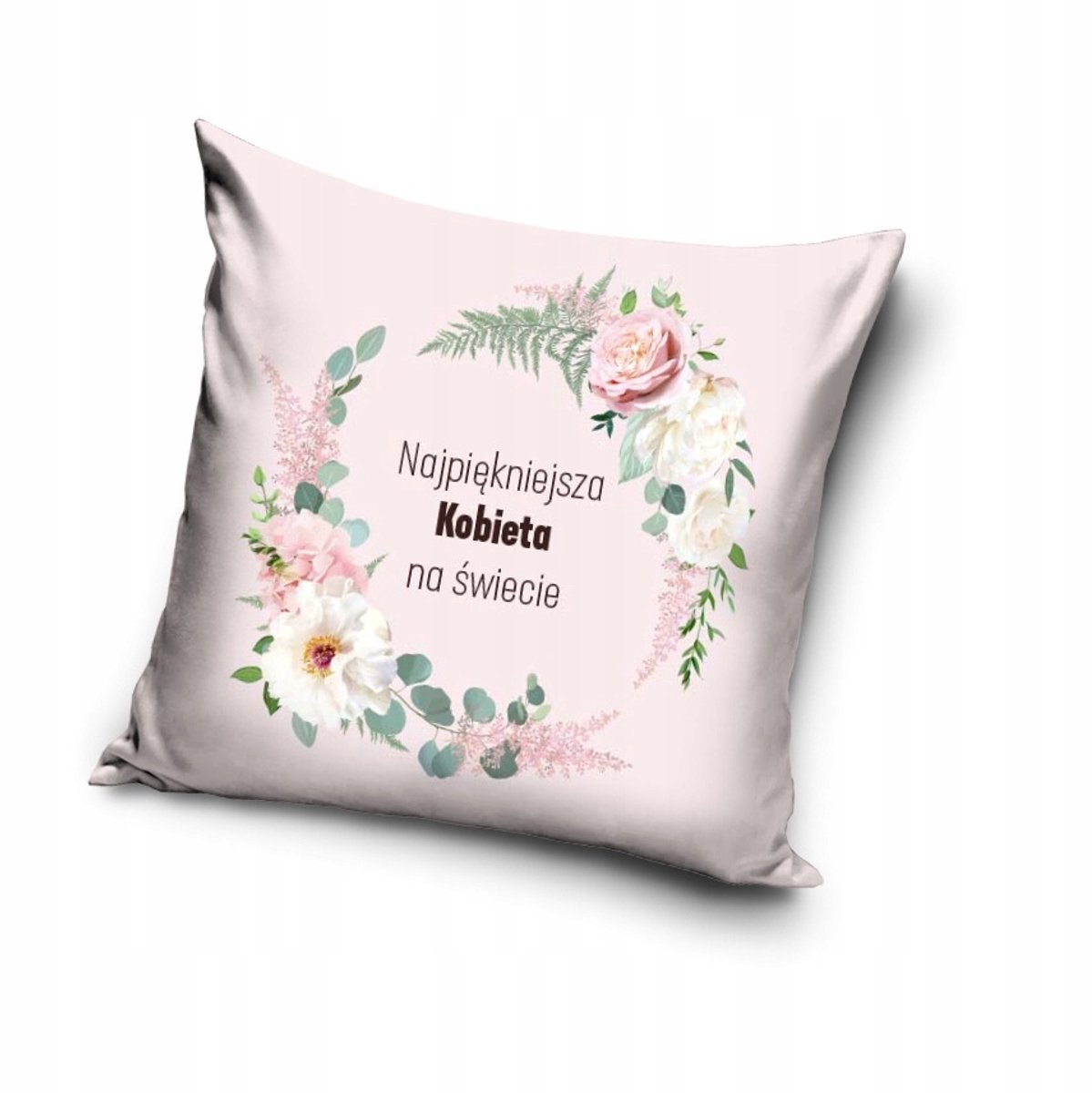 Decoratieve Kussensloop 40x40cm - Mooiste Vrouw Ter Wereld