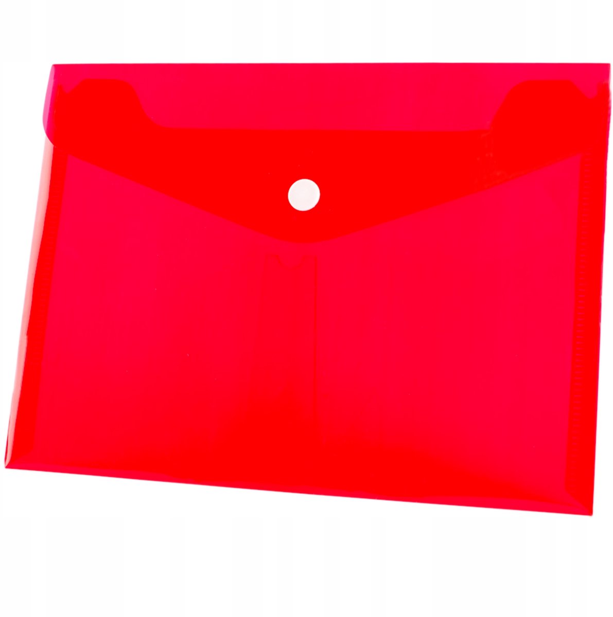Tetis PP Envelope Map A5 Rood met Drukknop - BT610-C