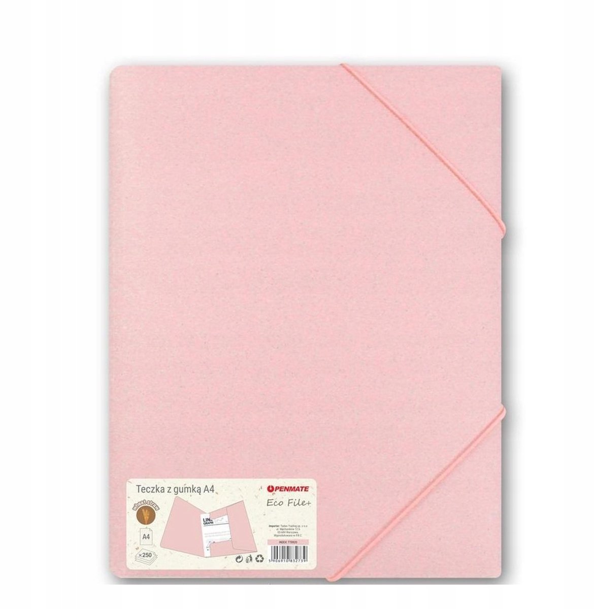 Penmate Map A4 met Elastiek - Roze