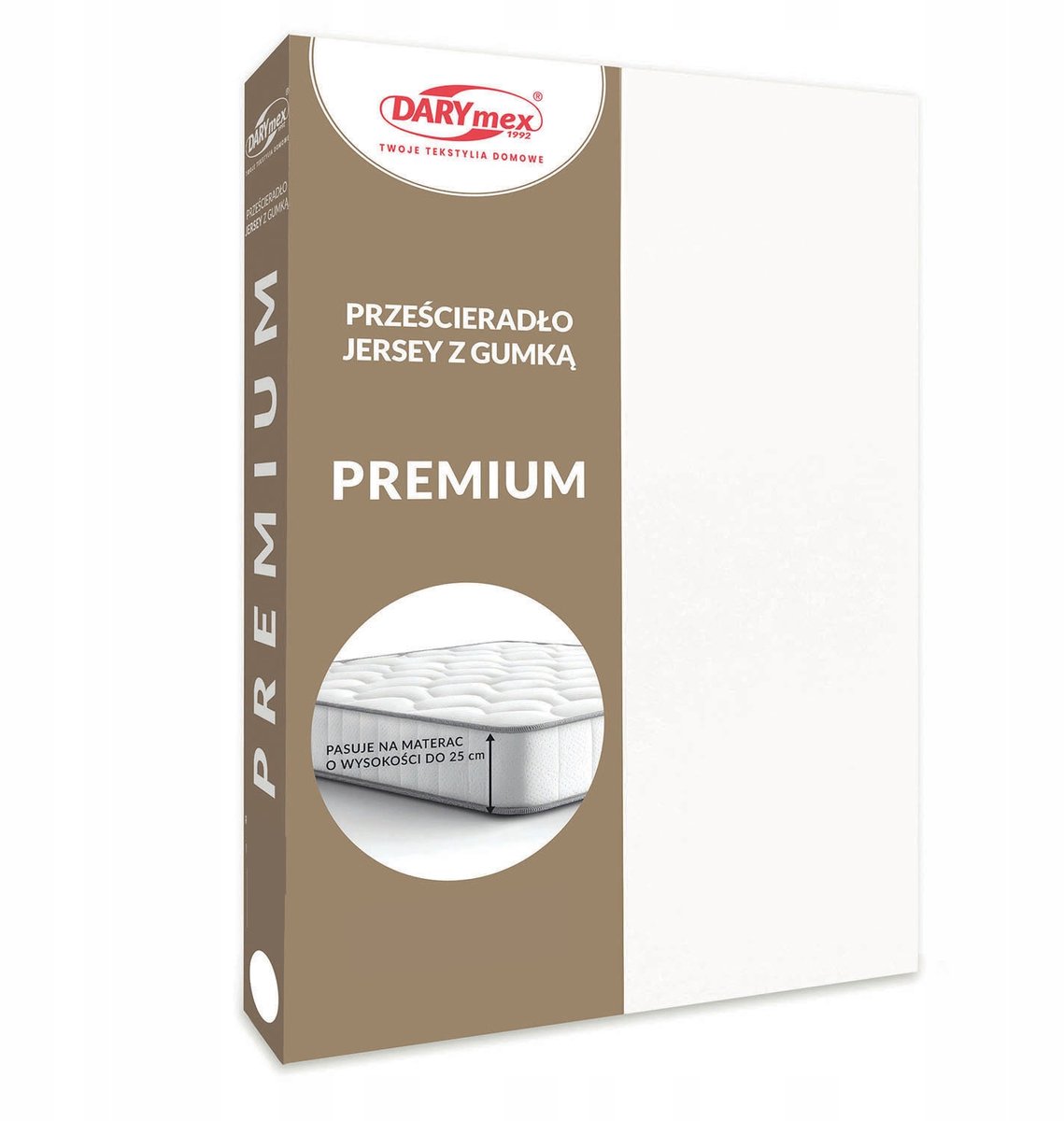Jersey Hoeslaken Premium 140x200 Wit - Dik 170g