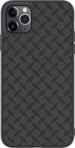 Nillkin Hard Case Synthetic Fiber - Geschikt voor Apple iPhone 11 Pro (5.8") - Plaid Zwart