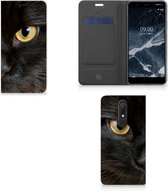 Nokia 5.1 (2018) Hoesje maken Zwarte Kat