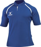 Gilbert Rugbyshirt Xact Blauw - 2XS