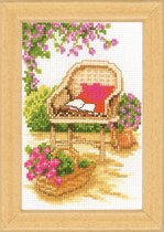 Miniatuur kit In de tuinzetel - Vervaco - PN-0003721