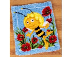 Knooptapijt kit MDB Maya in klaprozen II - Vervaco - PN-0150900