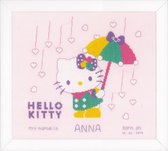 Telpakket kit Hello Kitty A shower of hearts - Vervaco - PN-0172797