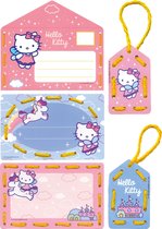 Borduurkaart kit Hello Kitty Regenboog set van 5 - Vervaco - PN-0161848