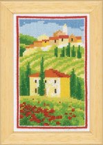 Miniatuur kit Prachtige kleuren van Toscane - Vervaco - PN-0145128