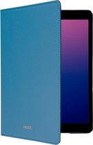 iPad 10.2 (2020)/iPad 10.2 (2019) Bookcase hoesje - dbramante1928 - Effen Blauw - Leer