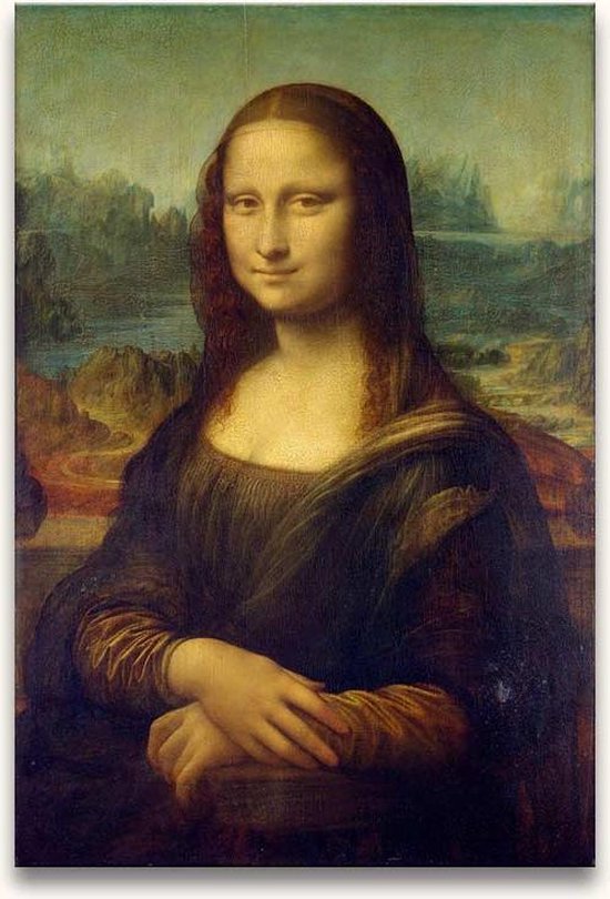 Handgeschilderd schilderij Olieverf op Canvas - Leonardo Da Vinci 'Monalisa'