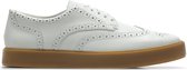 Clarks - Heren schoenen - Hero Limit - G - white leather - maat 8,5